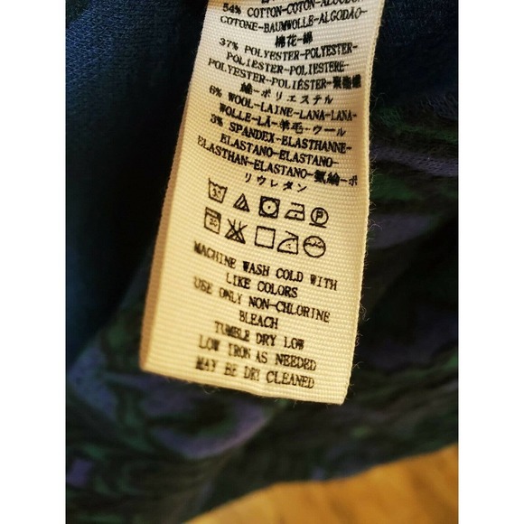 Free People Women's Floral Cotton Sleeveless Mock Neck Knee Length Dress Size M - Picture 9 of 10